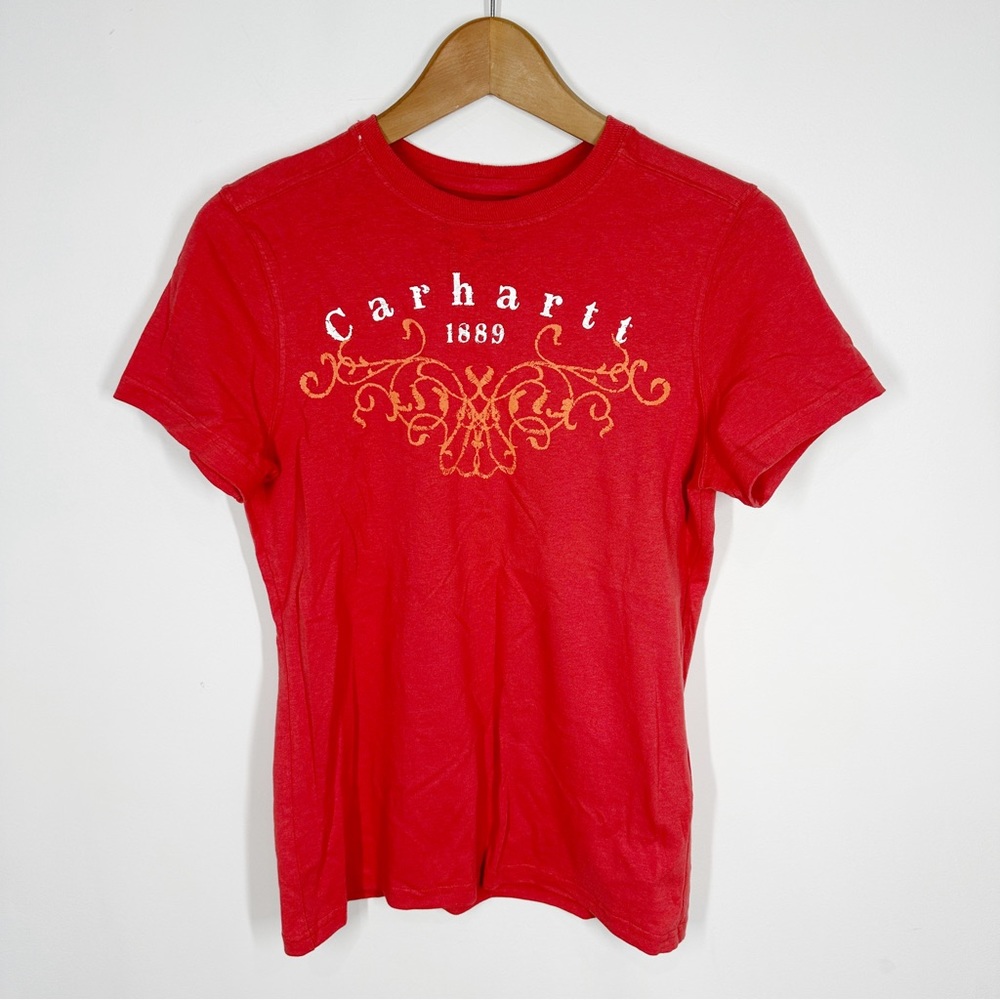 Carharrt Coral Short Sleeve Graphic Tee Shirt XS